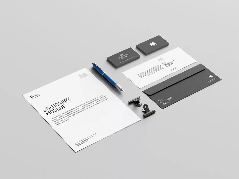 Free US Stationery Mockup