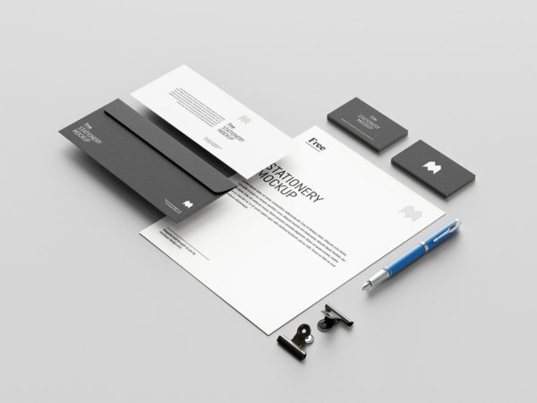 Free US Stationery Mockup