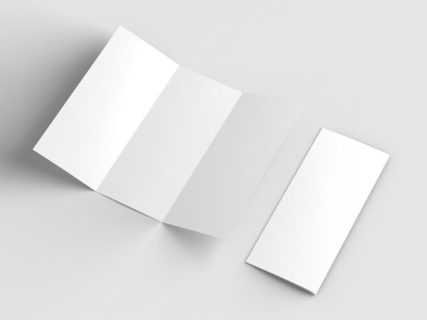 Free US Letter Trifold Mock-Up