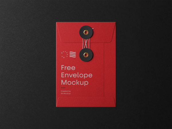 Small String Envelope Mockup