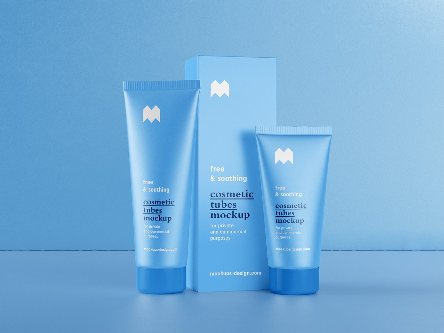 Free Cosmetic Tubes Mockup 02 | Free Mockup