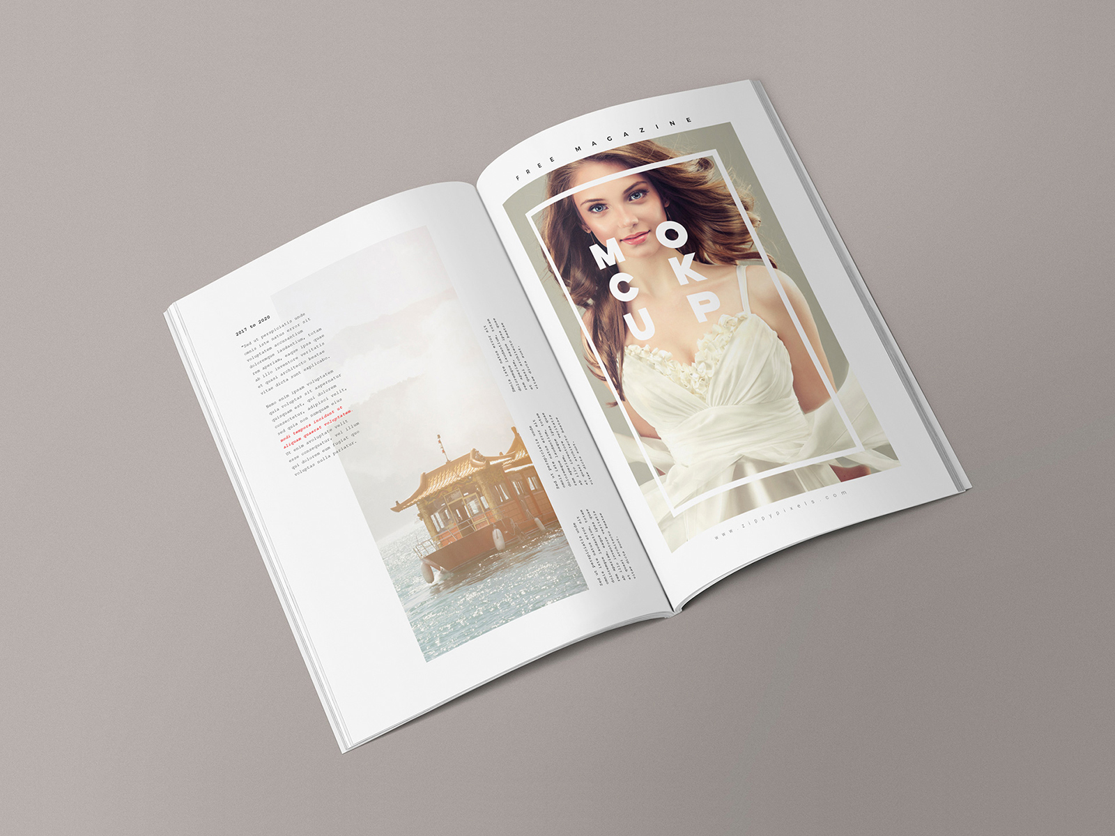 Download Free Magazine Mockup Templates Free Mockup PSD Mockup Templates