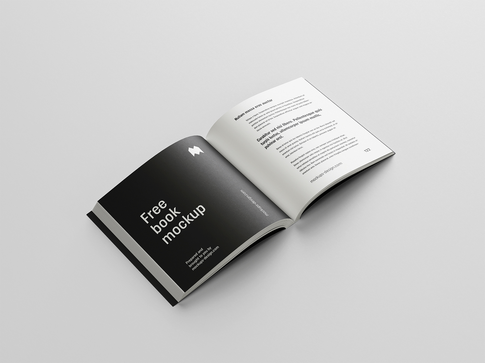 Download Free Square Book Mockup | Free Mockup