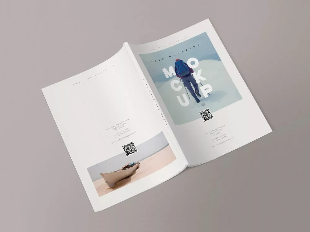 Free Magazine Mockup Templates