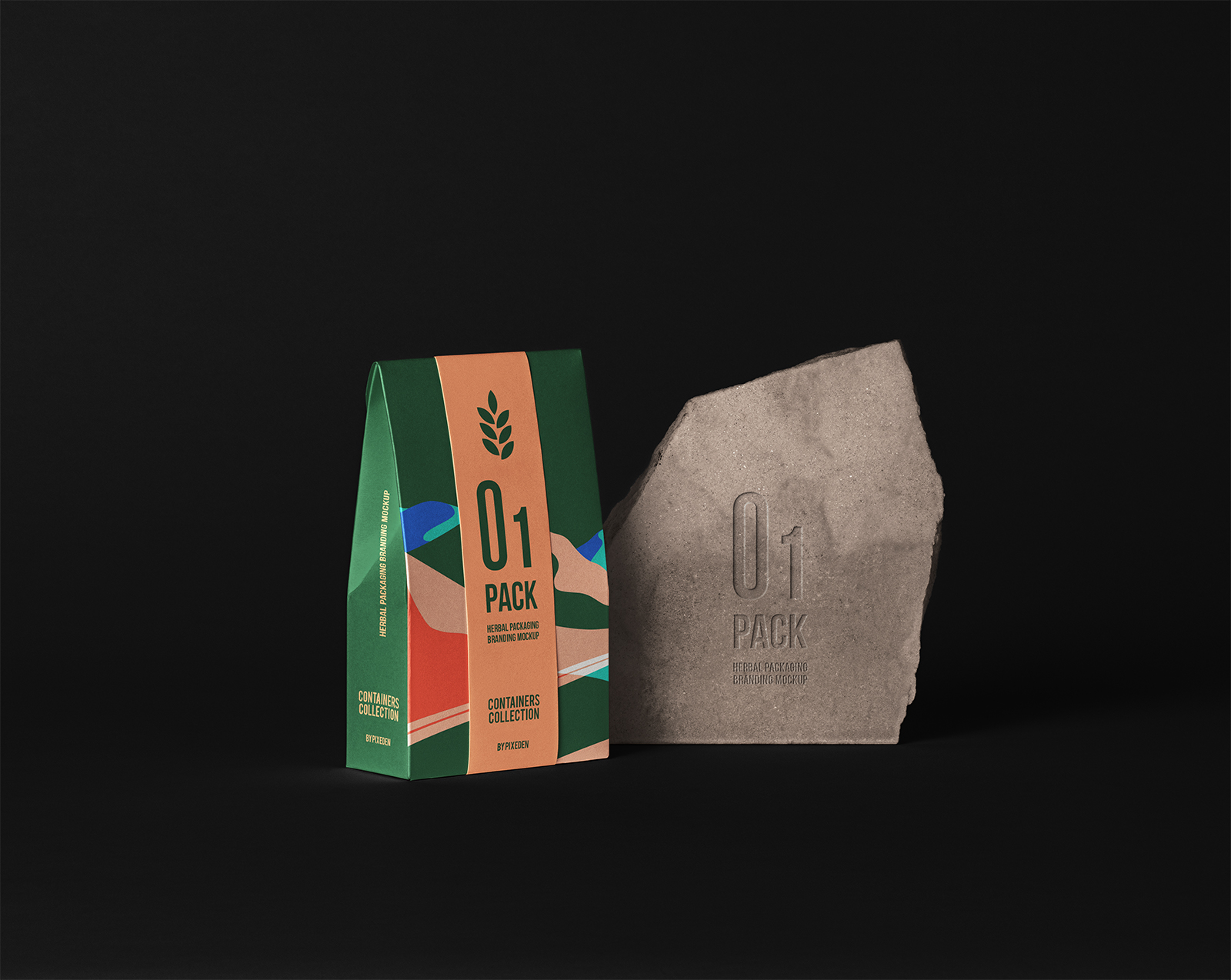 Download Herbal Paper Bag Packaging Mockup | Free Mockup