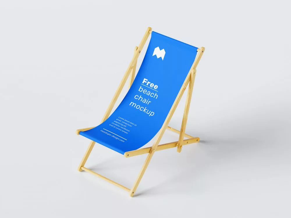 Free Beach Chair Mockup