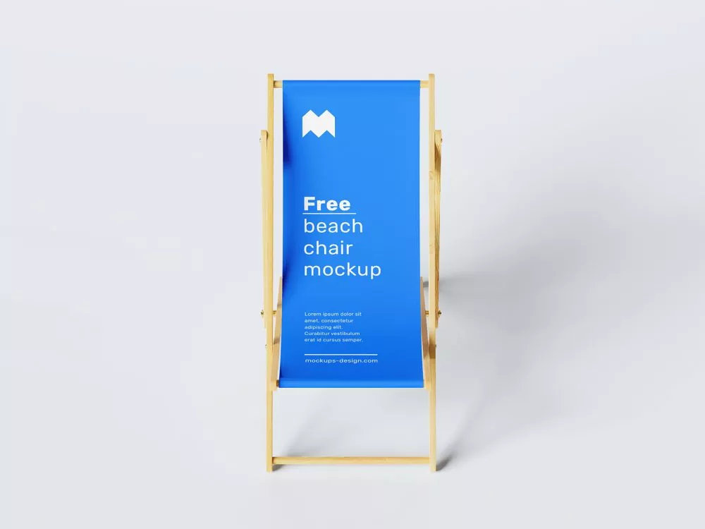 Free Beach Chair Mockup