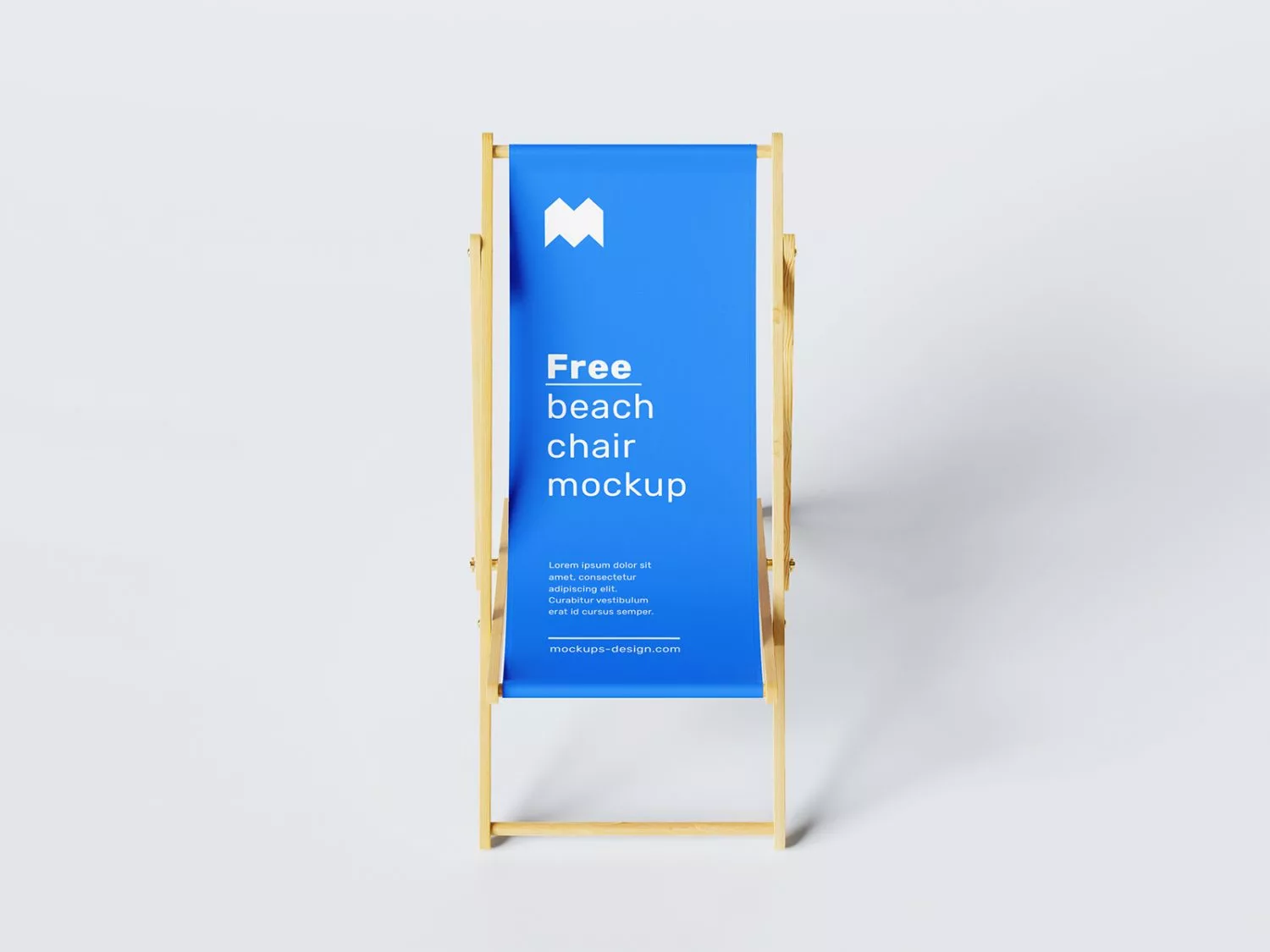 Free Beach Chair Mockup 02 Free Mockup