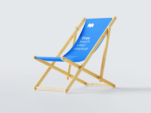 Free Beach Chair Mockup