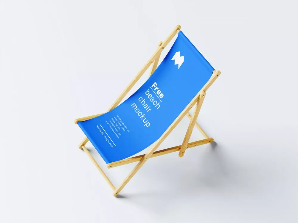 Free Beach Chair Mockup