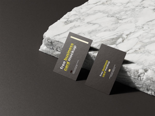 Free Business Cards Mockup