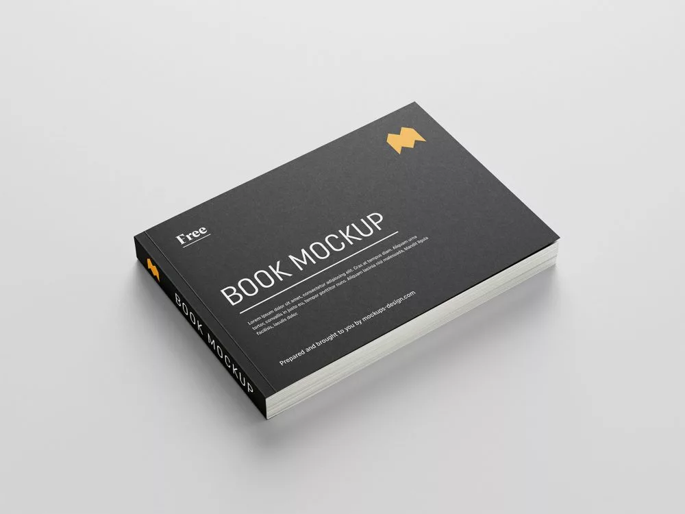 Free Landscape Book Mockup