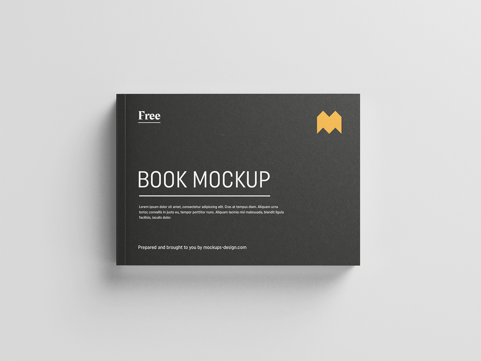 Download Free Landscape Book Mockup | Free Mockup