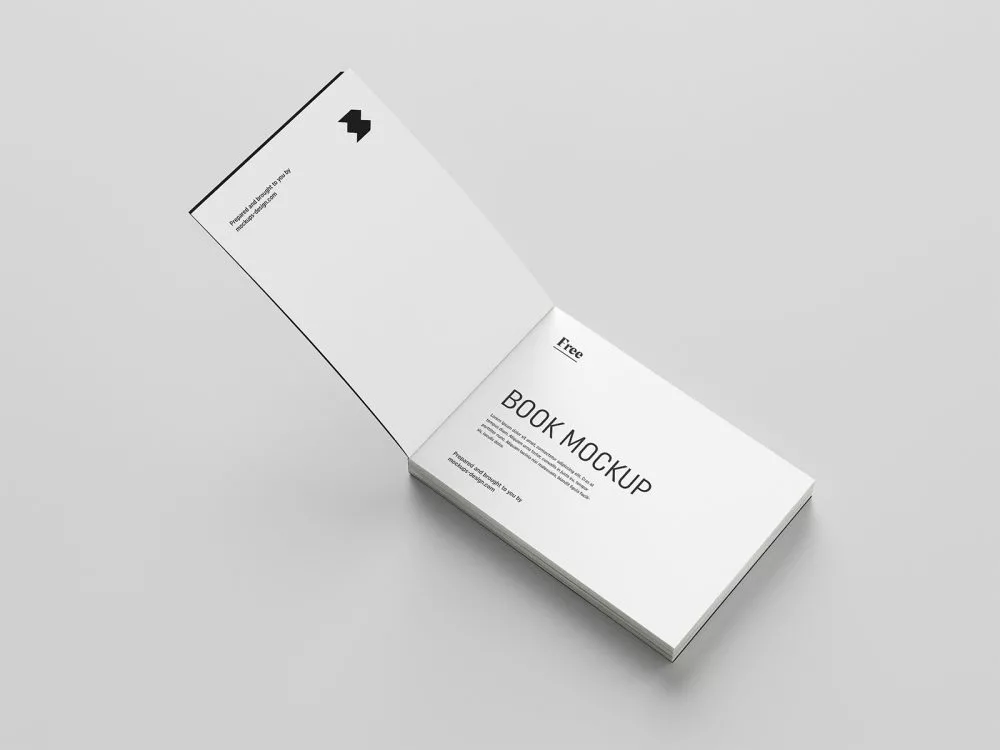 Free Landscape Book Mockup