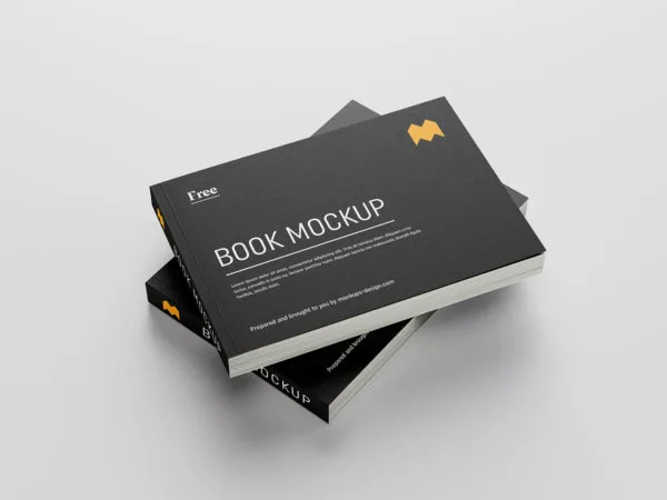 Free Landscape Book Mockup