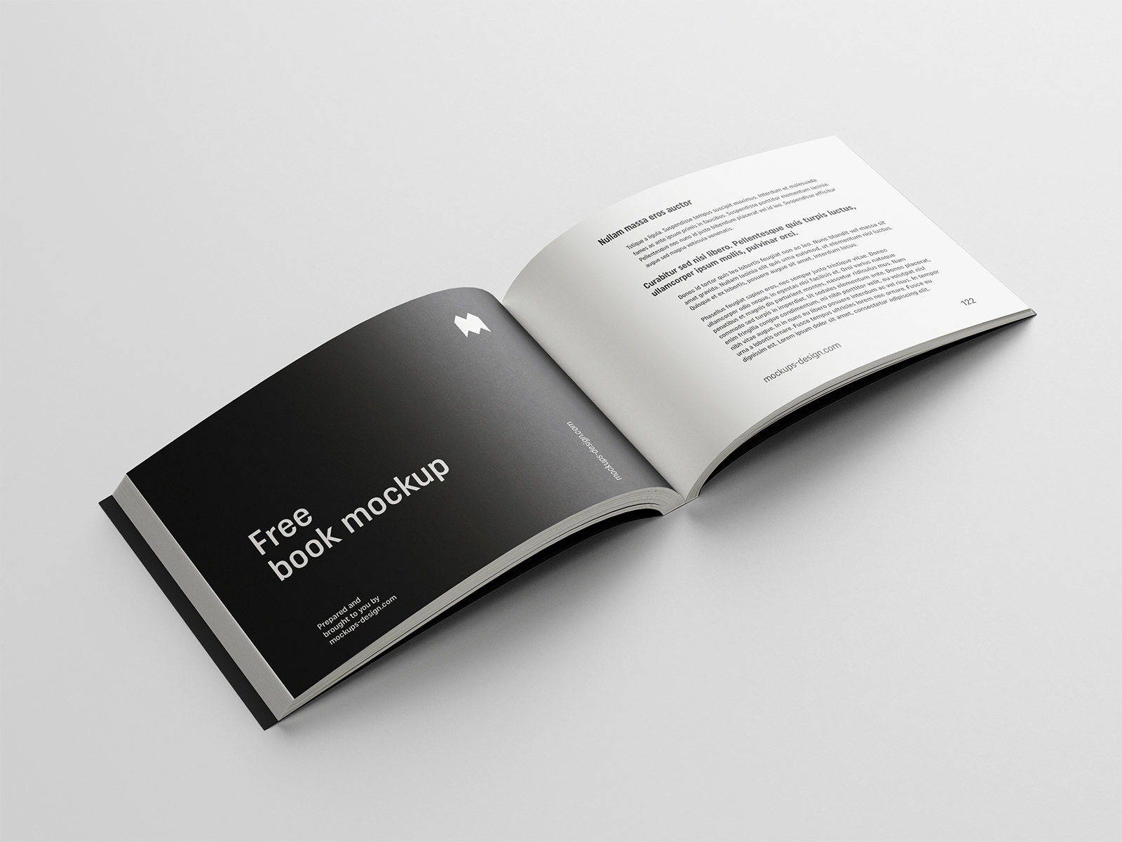 Download Free Landscape Book Mockup Free Mockup