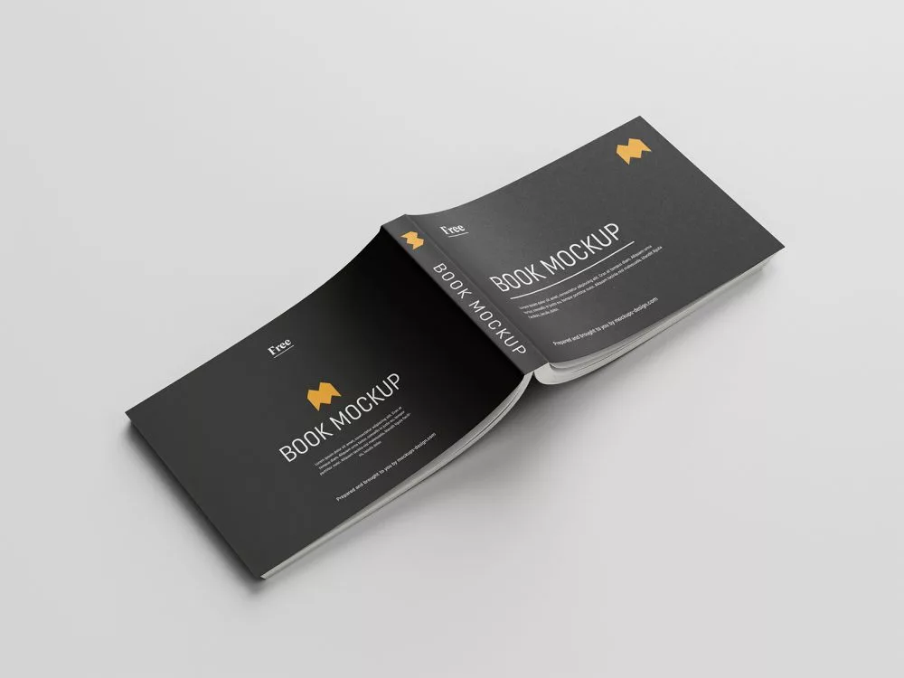 Free Landscape Book Mockup