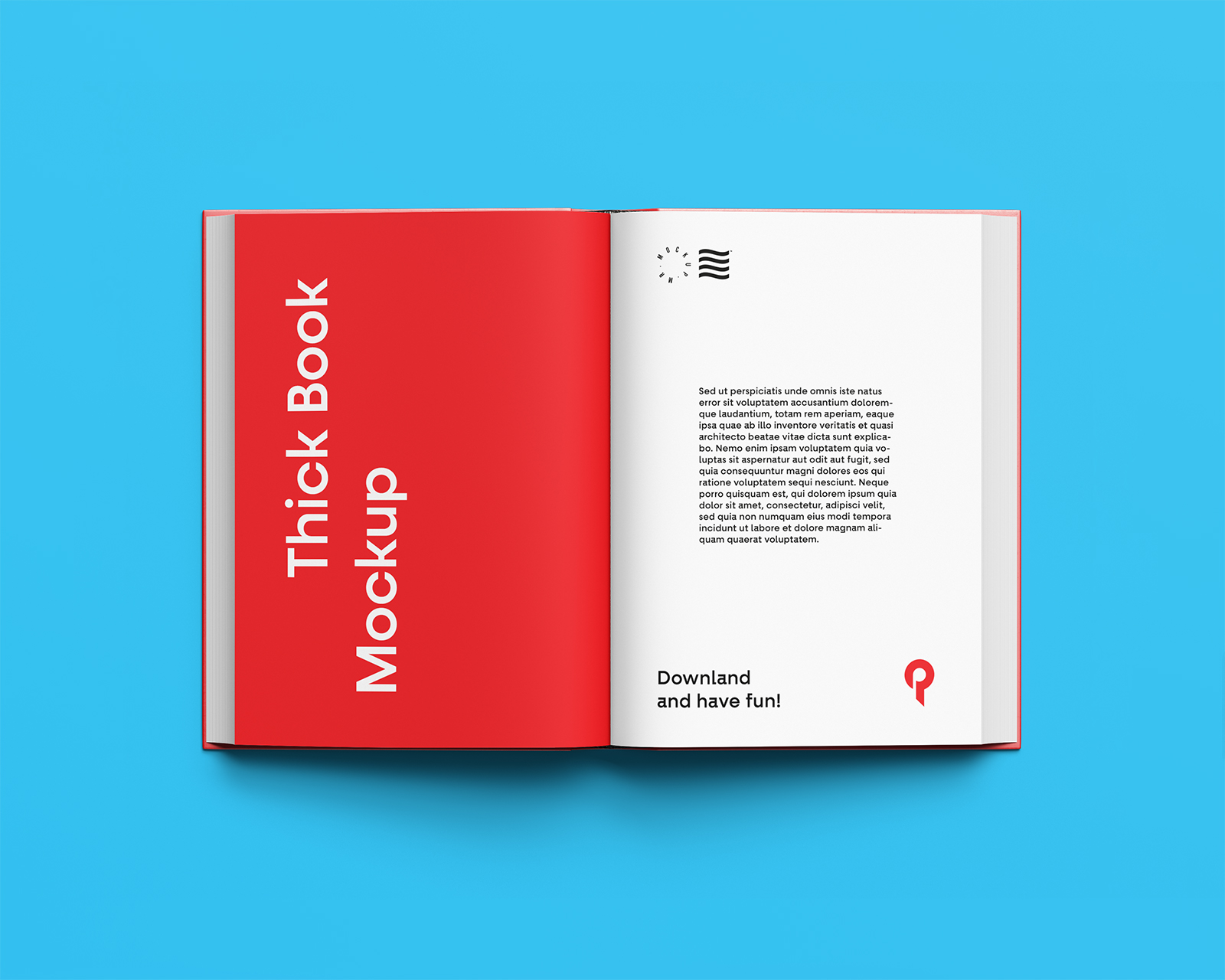 Download Free Open Book Mockup Top View | Free Mockup