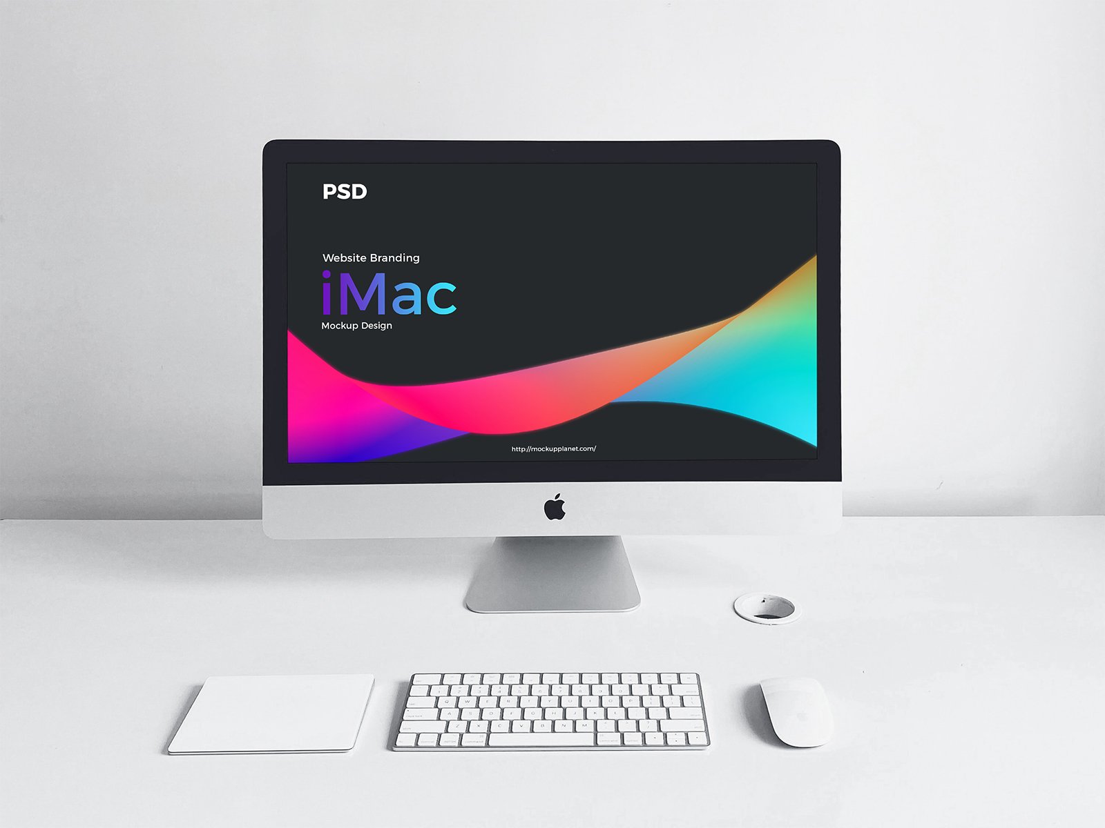 Download Free iMac Website Design Mockup | Free Mockup