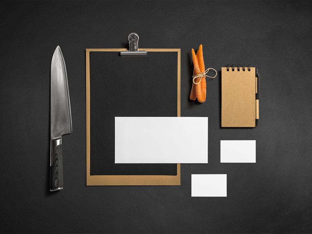 Restaurant/Bar Stationery Branding Mockup