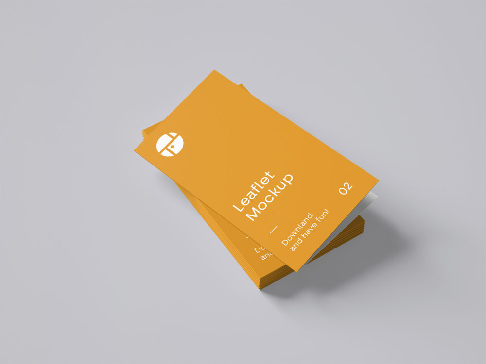 Two-Fold Brochure Mockup