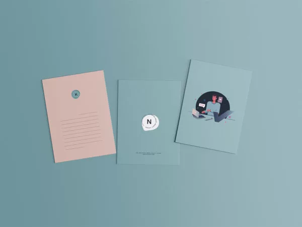 3 Postcard PSD Mockups