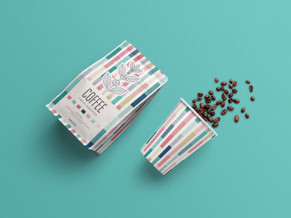 Coffee packaging free mockup | free mockup