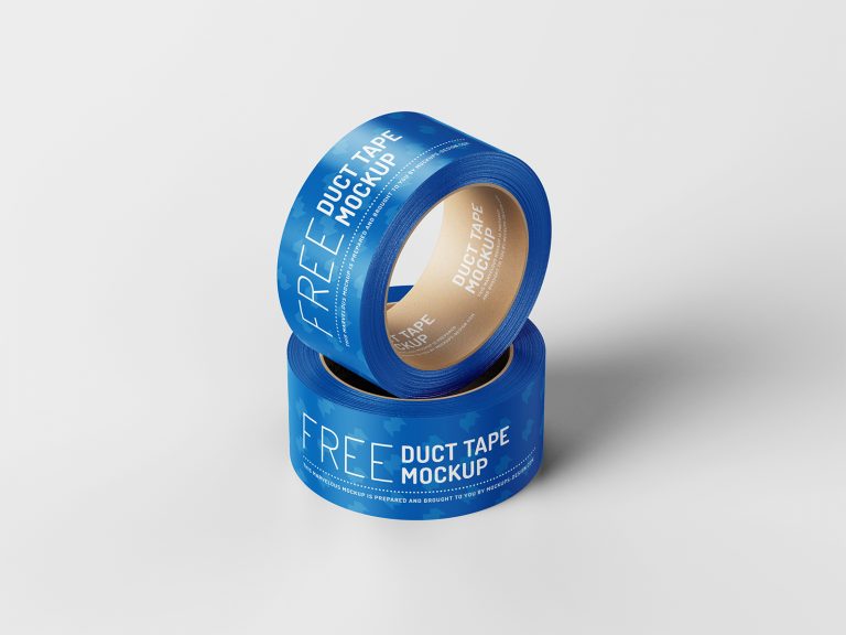 Download Free Duct Tape Mockup 02 | Free Mockup