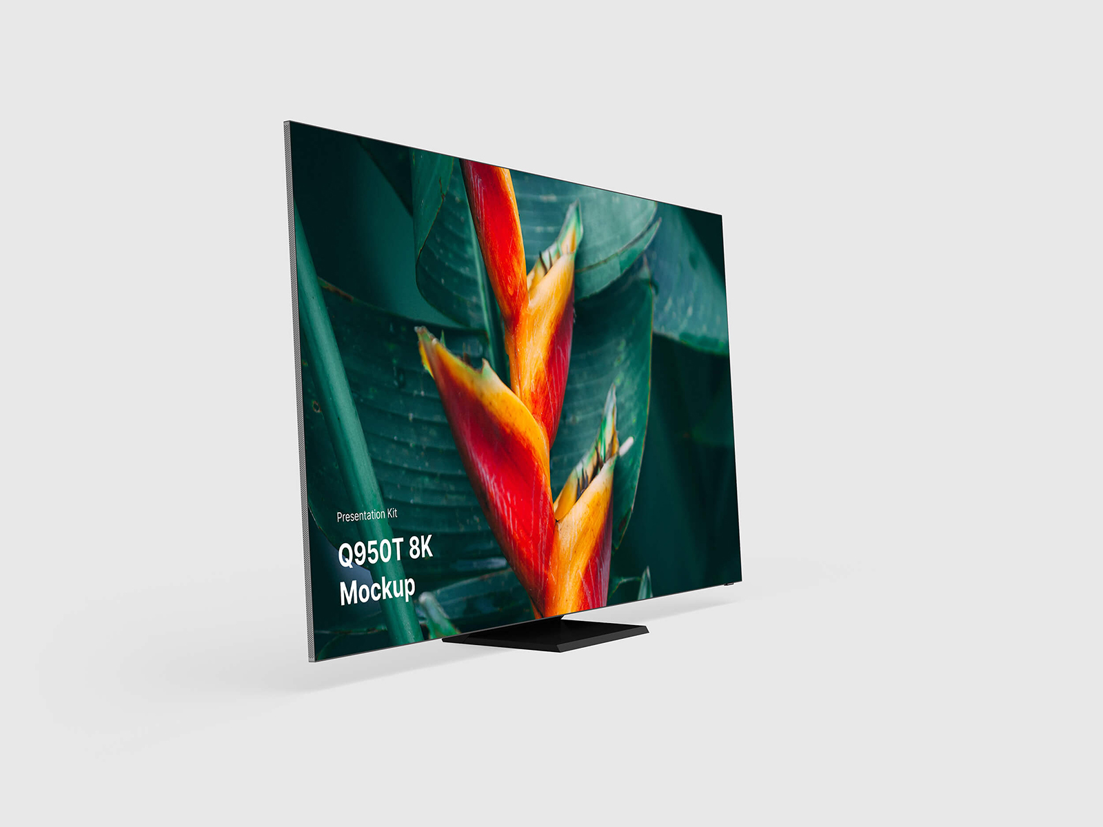 Free Smart TV PSD Mockup