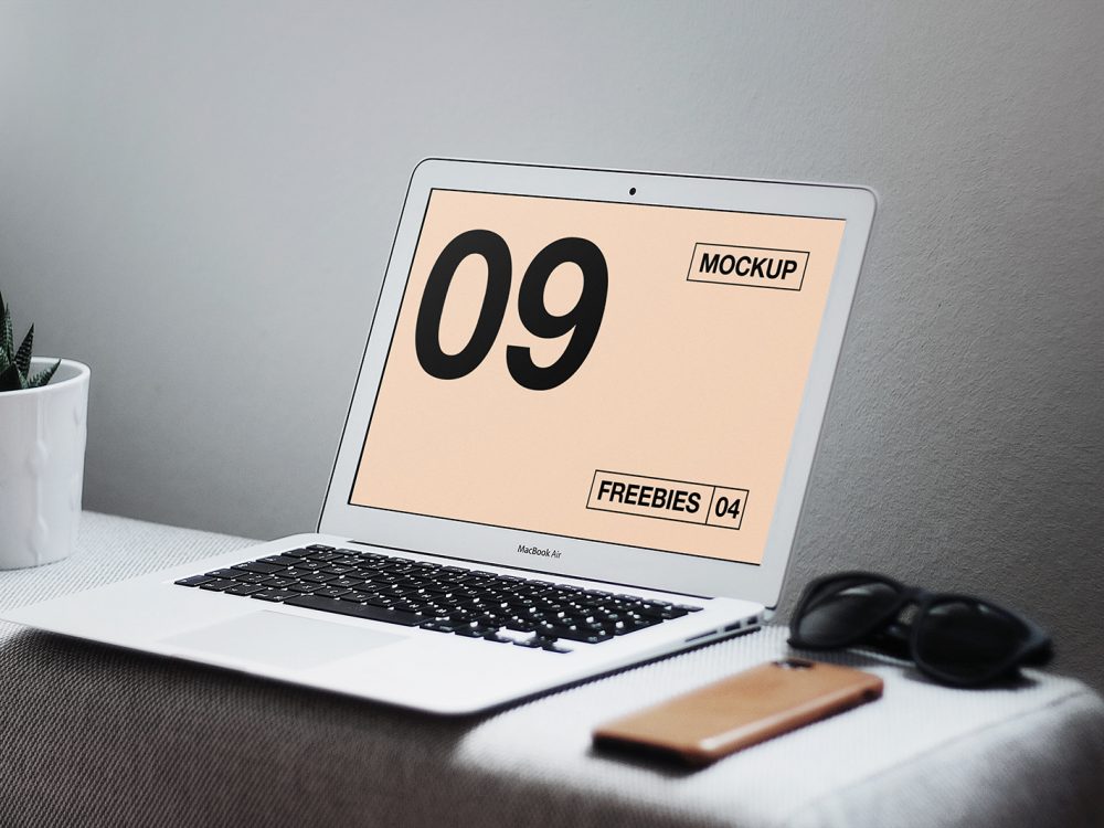 MacBook Air Free Mockup