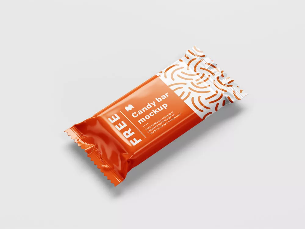 Free Candy Bar Mockup