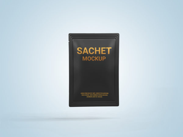 Free Pouch Sachet Mockup
