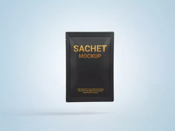 Pouch Sachet Mockup