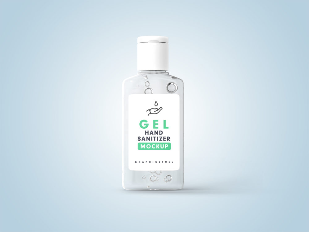 Hand Sanitizer Bottle Mockup