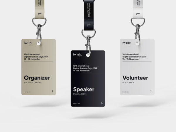 Hanging ID Card Mockup