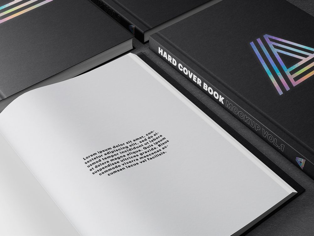 Hardcover Book Free Mockup