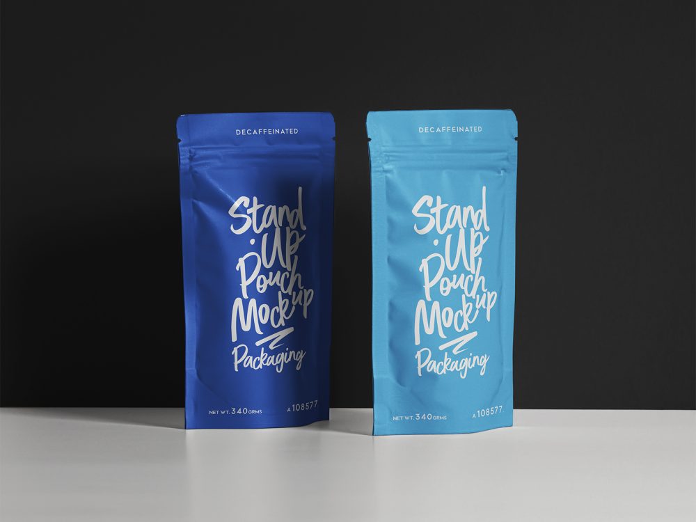 Pouch packaging free mockup set | free mockup