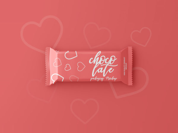 Chocolate Bar Packaging Free Mockup