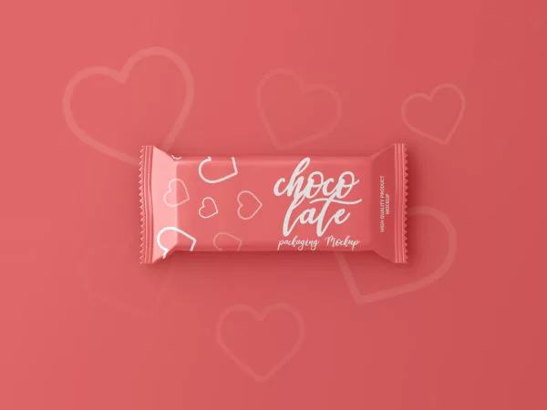 Chocolate Bar Packaging Free Mockup
