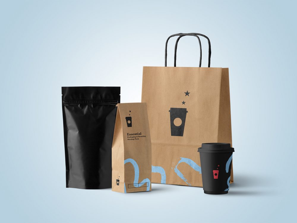 Coffee branding free mockup | free mockup