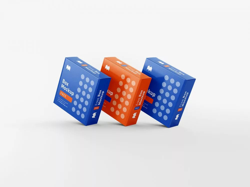 Free Box Packaging Mockup