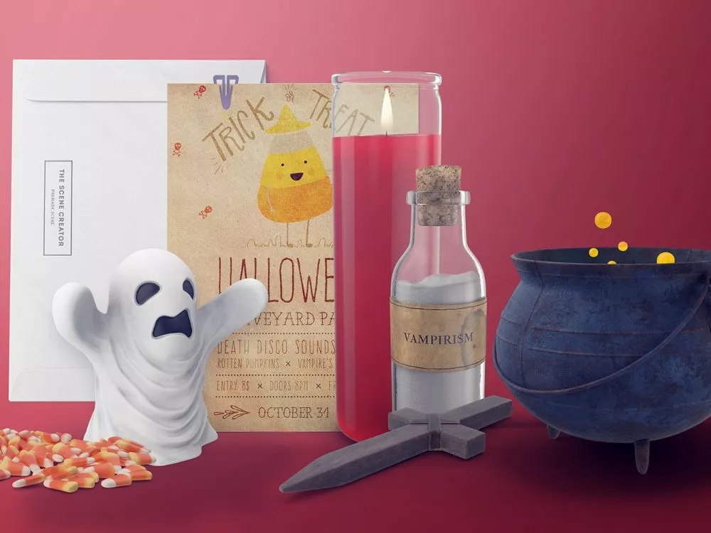 Free Halloween Scene Creator
