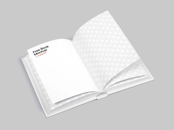 Free Open Book Mockup