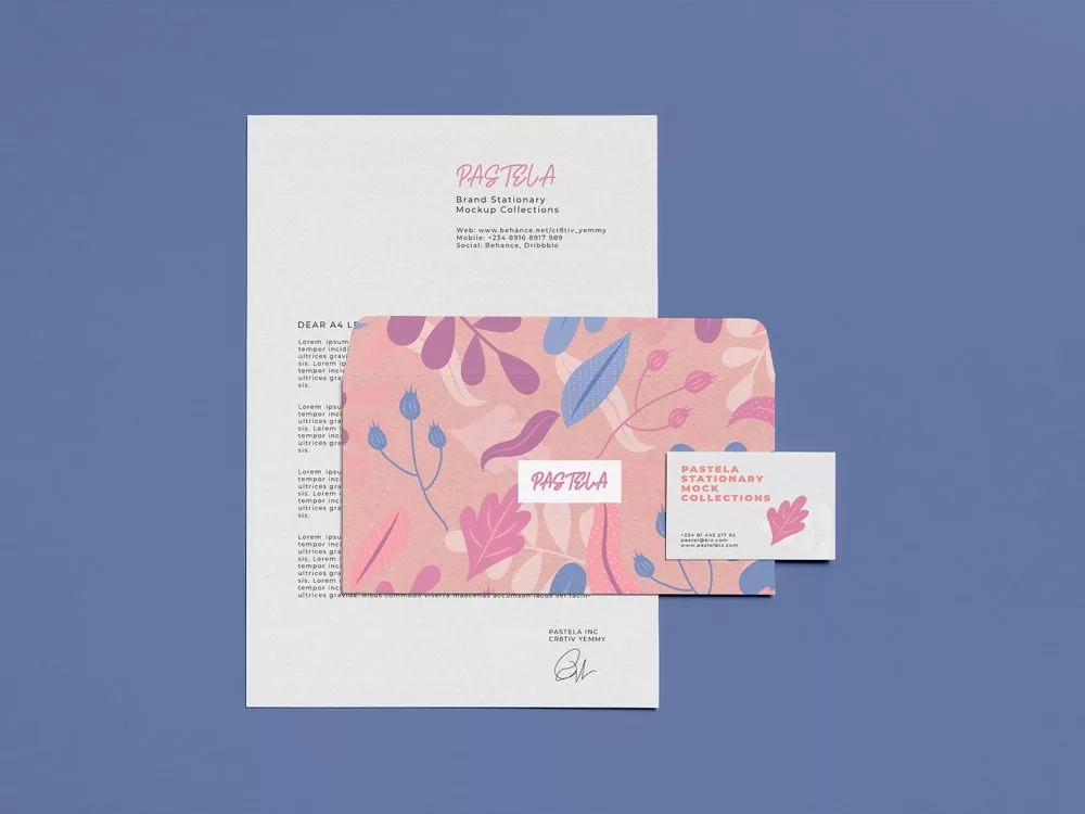 Free Stationery Mockup Set