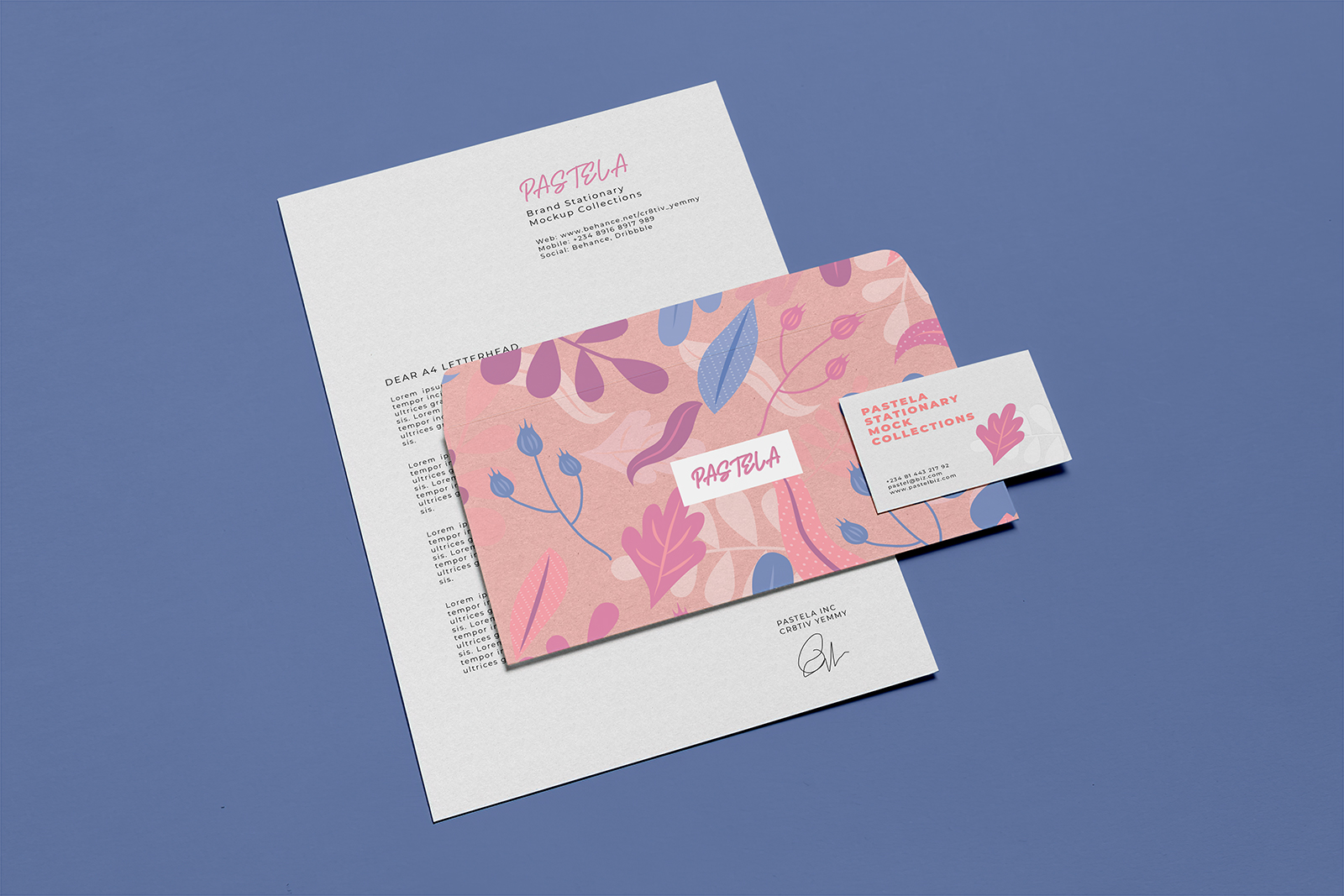 Free Stationery Mockup Set