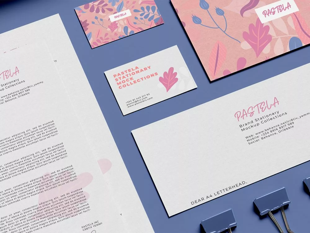 Free Stationery Mockup Set