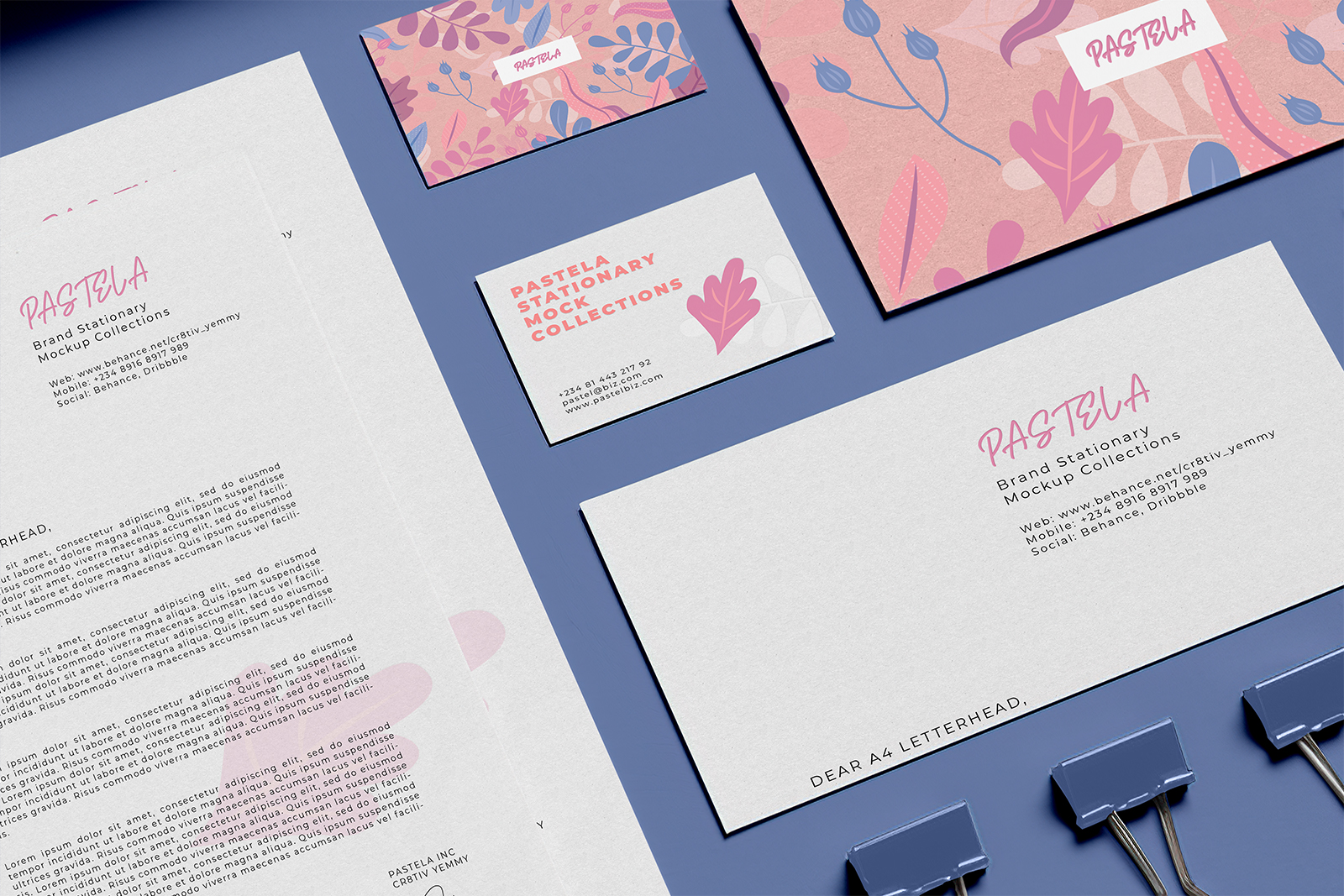 Free Stationery Mockup Set