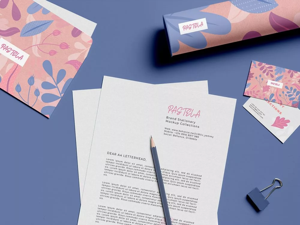 Free Stationery Mockup Set