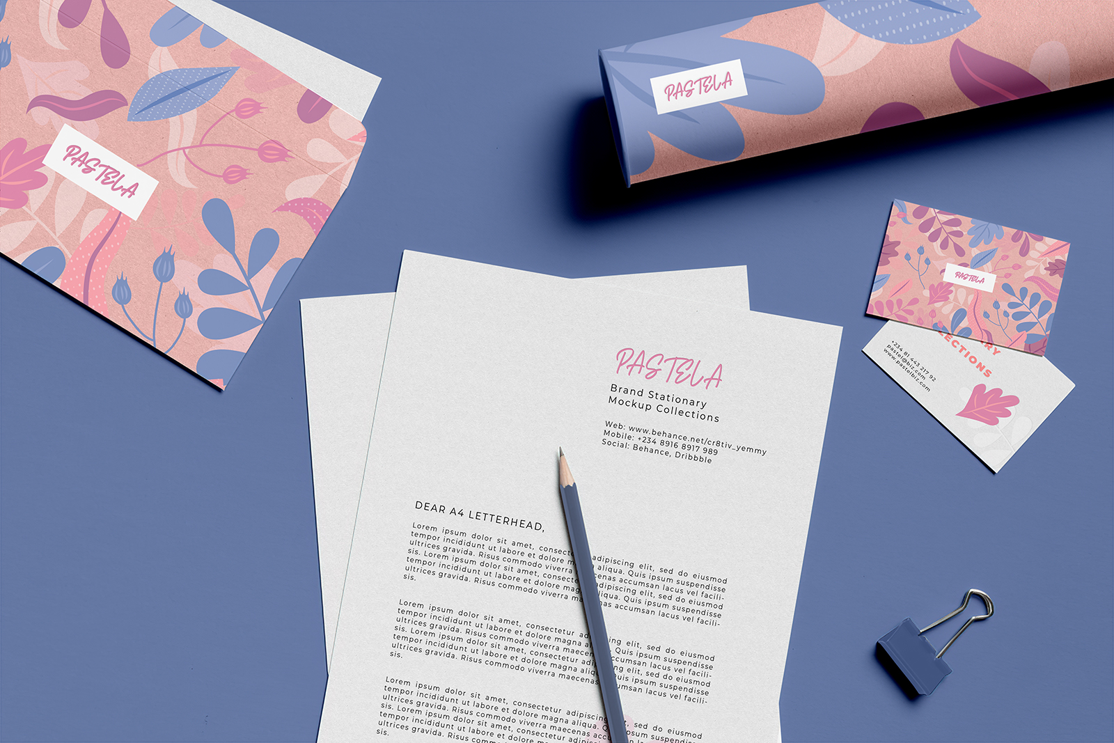 Free Stationery Mockup Set