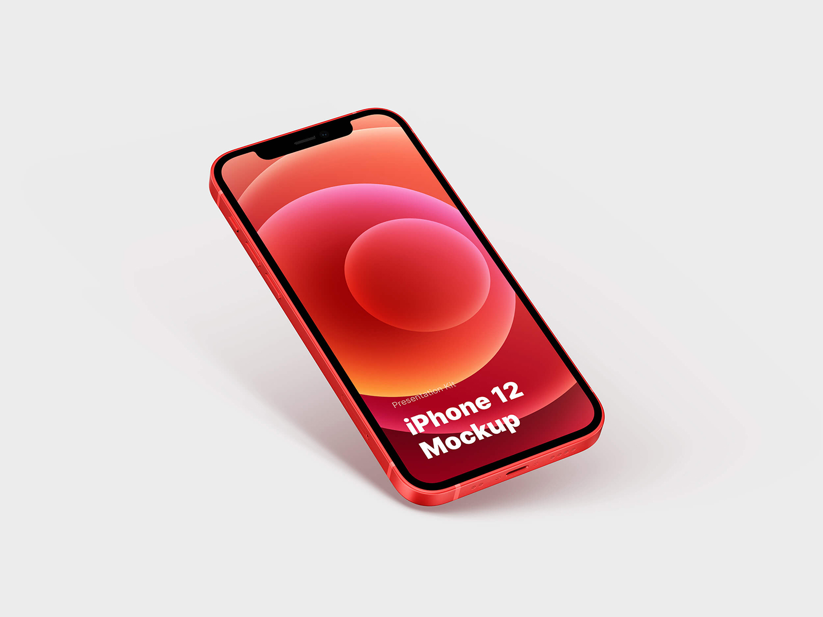 Free iPhone 12 PSD Mockup